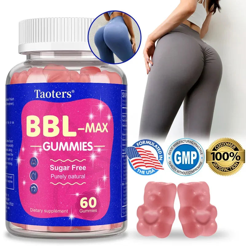 Buttocks Enlargement Gummies for Women | BBL-MAX Herbal Formula