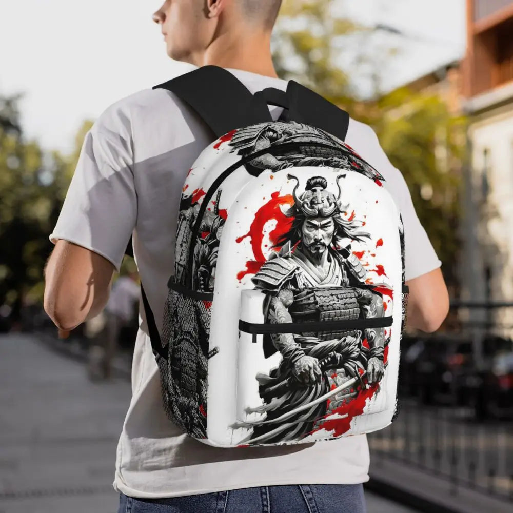 Unisex Samurai Warrior Backpack | Ideal for School and Travel