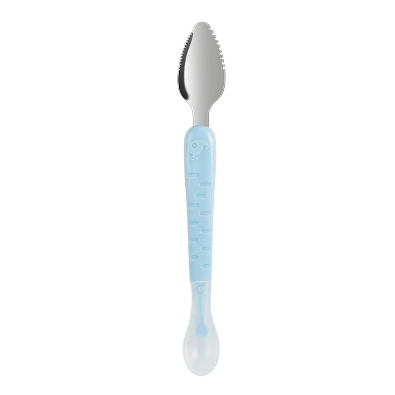 Dual-Head Baby Food Scraper Spoon | Essential Feeding Tool