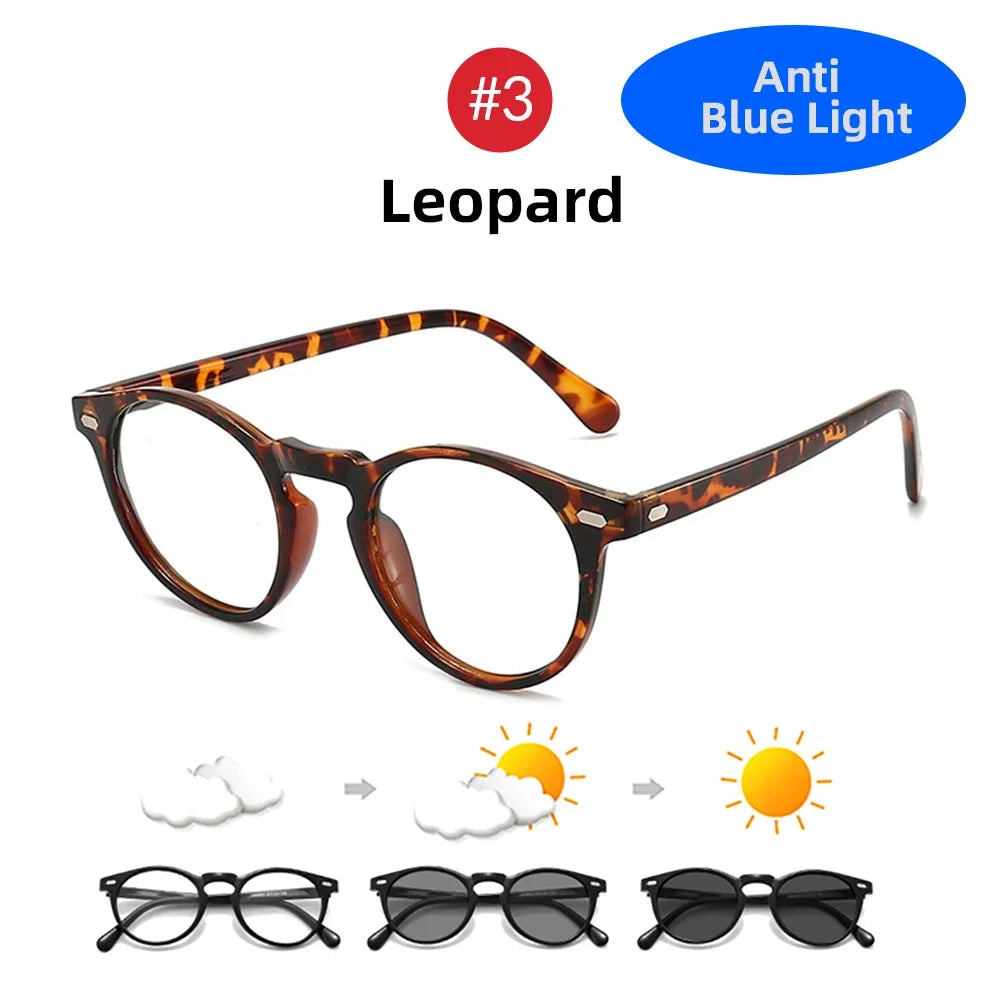 Classic Matte Black Transition Glasses | Blue Light Blocking Eyewear
