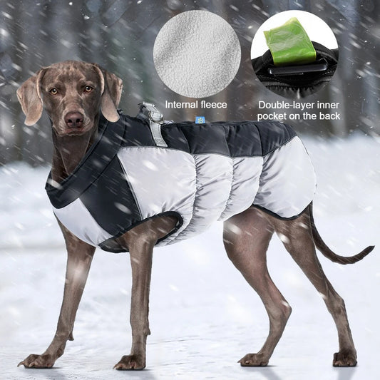 Abrigo Térmico de Invierno para Perros | Chaqueta Aislante y Reflectante para Mascotas