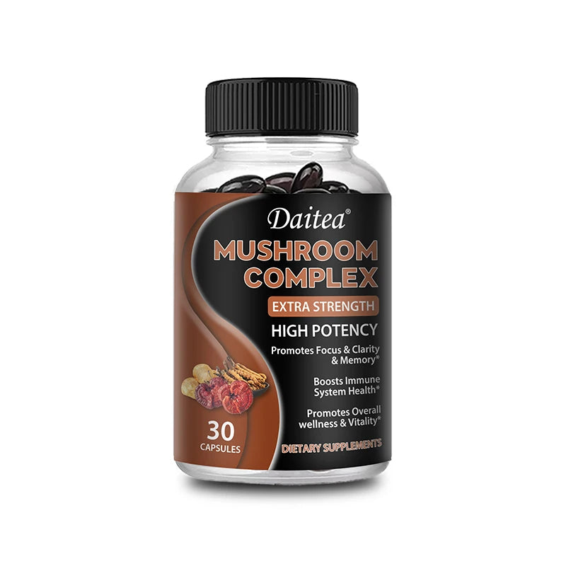 Brain Boosting Mushroom Capsules | Memory & Focus Supplement