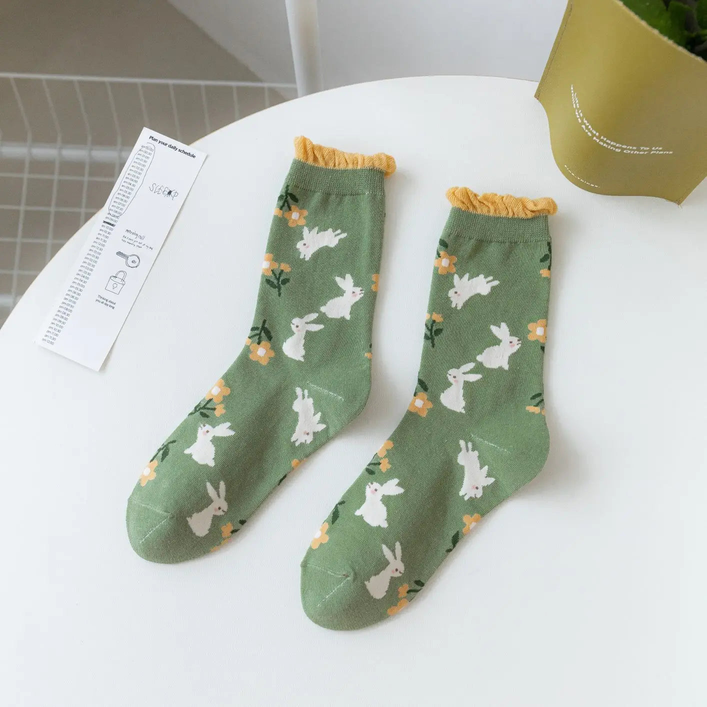 Cute Cartoon Frilly Socks for Women | Sweet Japanese Style