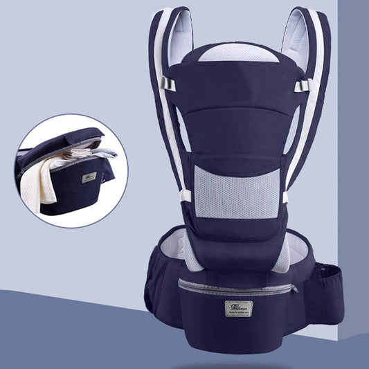 Mochila portabebés ergonómica | Portabebés cómodo con asiento para la cadera