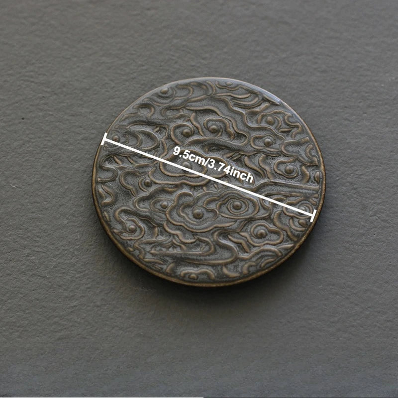 Ceramic Teacup Coaster | Elegant Tea Ceremony Accessories