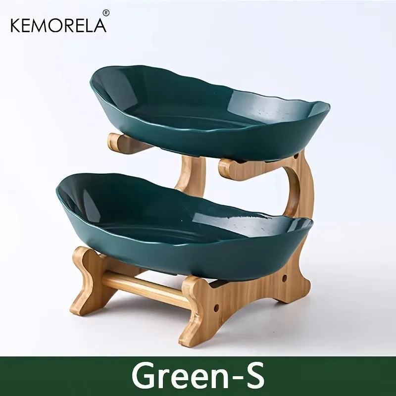 Modern Plastic Dried Fruit Basket | Stylish Snack Plate Stand