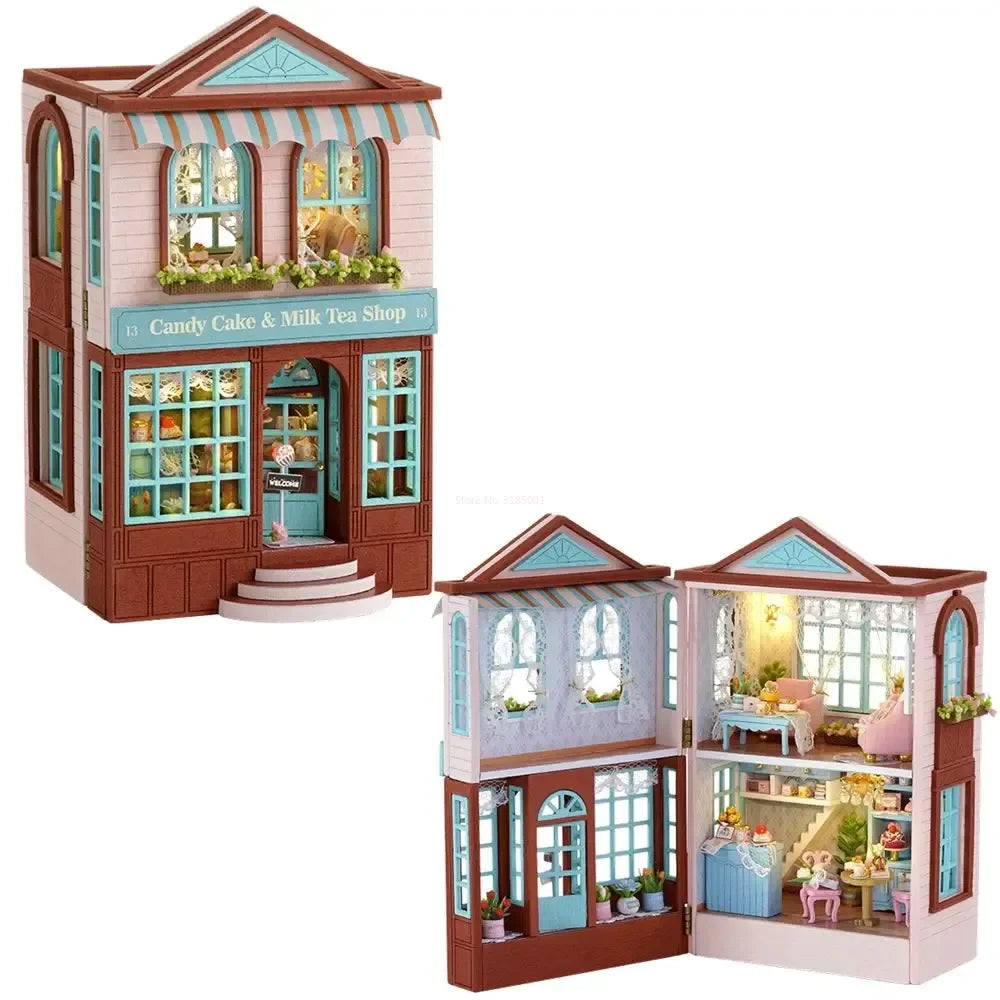 DIY Wooden Miniature Dollhouse Kit | Creative Gift for All Ages