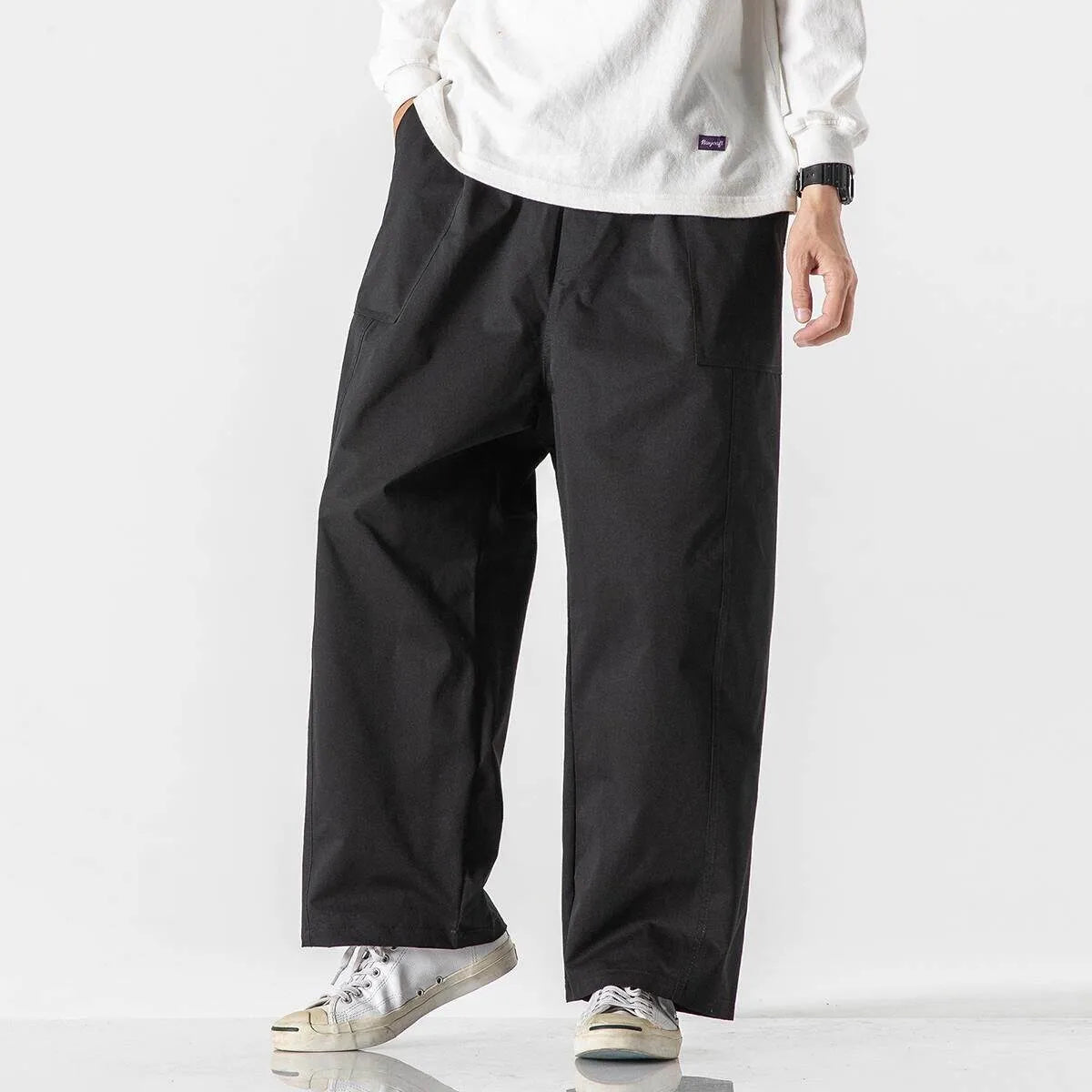 Men's Casual Wide Leg Pants | Lightweight Thin Joggers