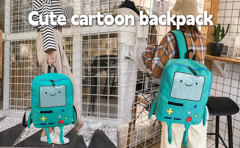 14 Inch Cute Cartoon Backpack | Lightweight Anime Travel Bag