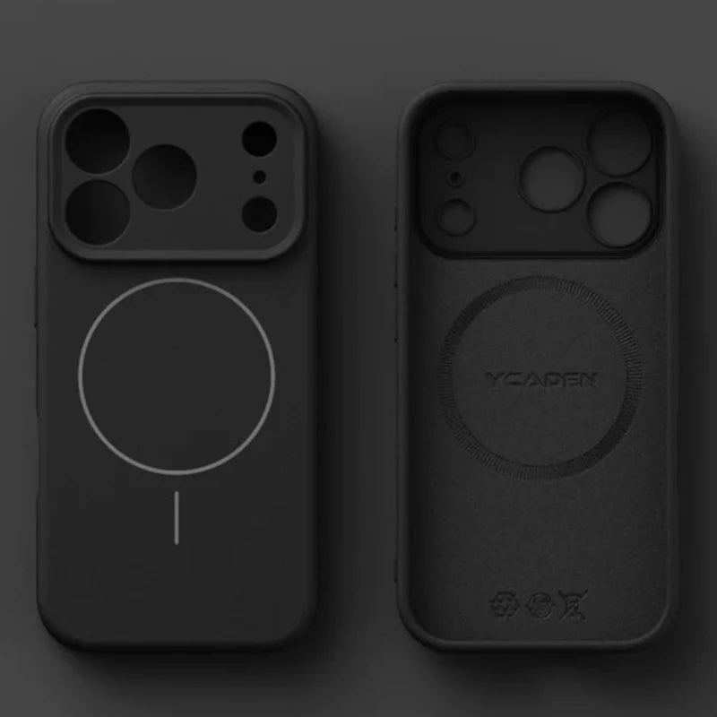 Magnetic Liquid Silicone Phone Case | Soft & Durable Protection