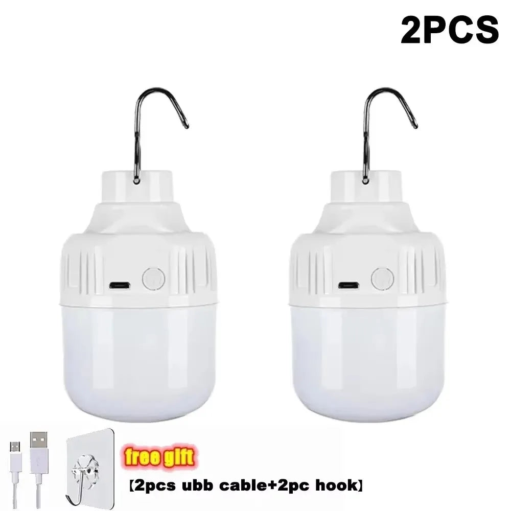 Linterna LED portátil para camping | Luz de emergencia recargable