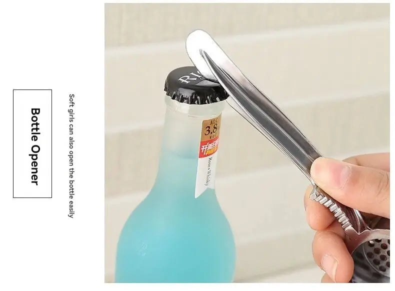 Multifunctional Garlic Press | Durable Stainless Steel Kitchen Tool