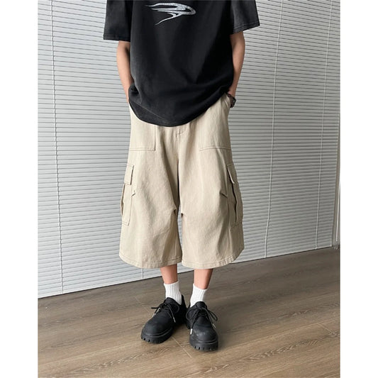 Vintage Cargo Shorts for Men | Oversized Y2k Grunge Streetwear