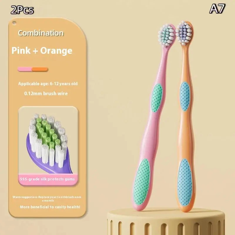 Children's Step By Step Antibacterial Soft Toothbrush | Gentle Cleaning Brush for Infants & Toddlers 2026