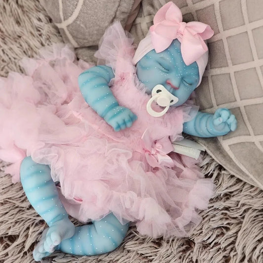 19-Inch Realistic Reborn Baby Doll | Handmade Vinyl Collectible Toy
