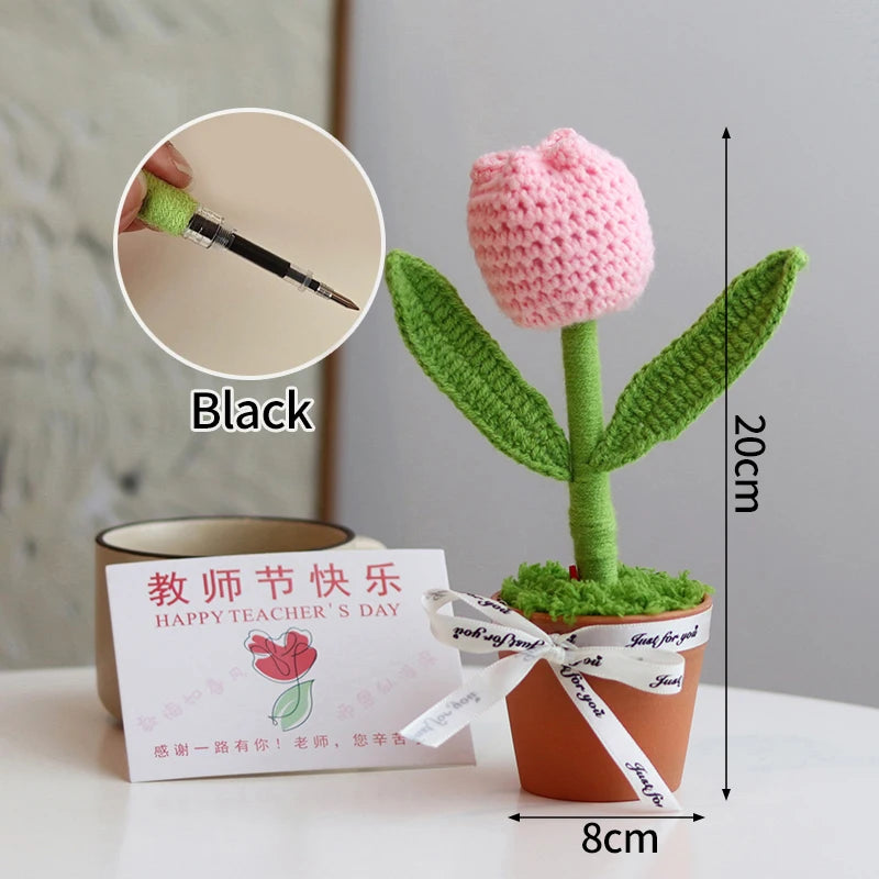 Handmade Crochet Flower Pot | Perfect Gift for Any Occasion