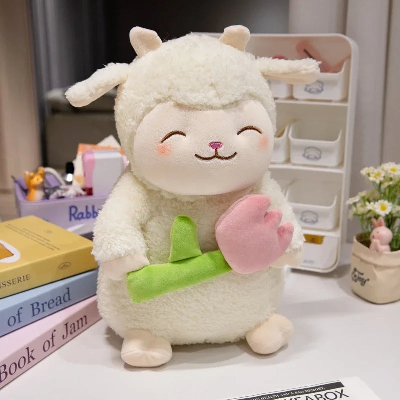 Cute Soft Sheep Plush Doll | Adorable Hugging Gift for Kids
