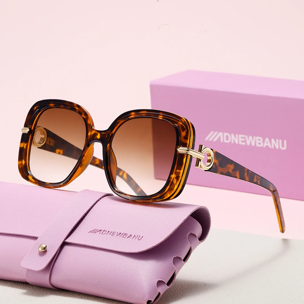 Trendy Square Frame Sunglasses for Men & Women | UV400 Protection