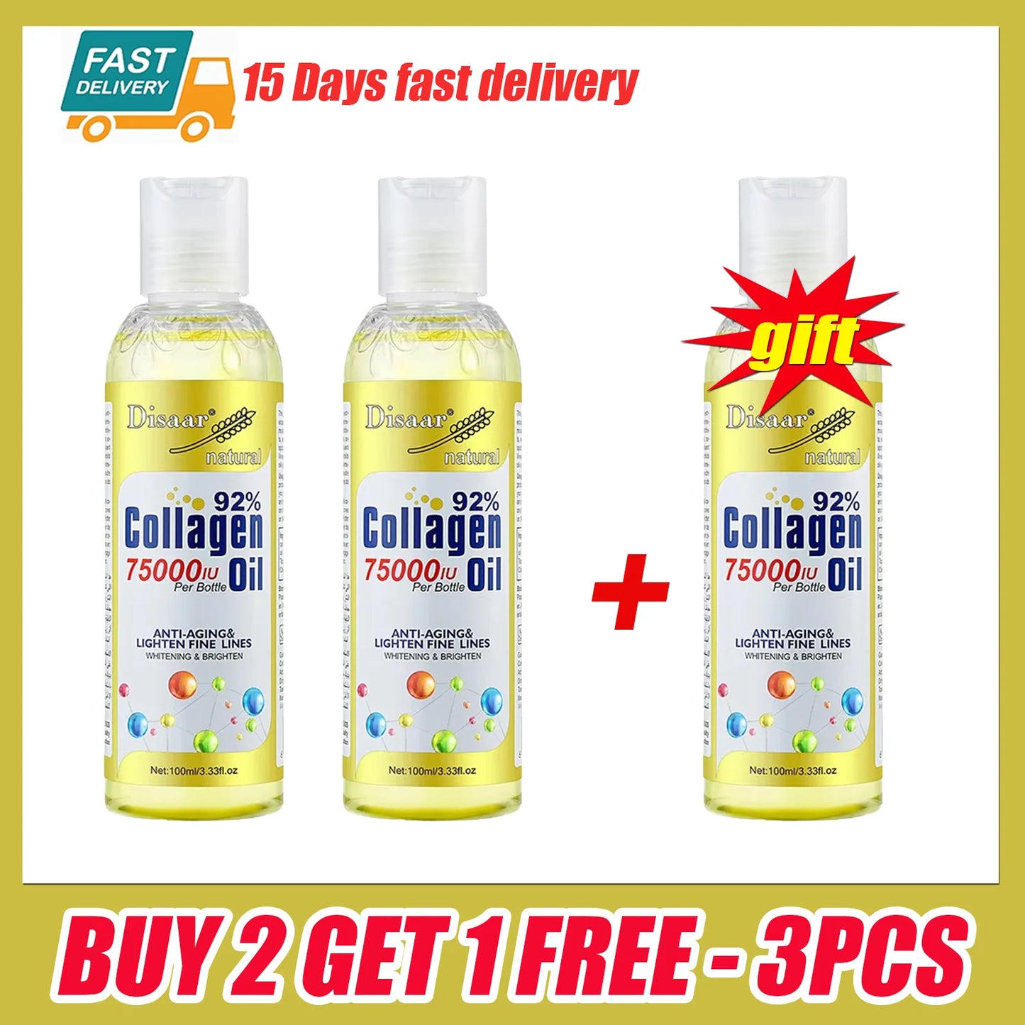 Hydrating Collagen Body Oil | Moisturizing Whole Body Essential Oil