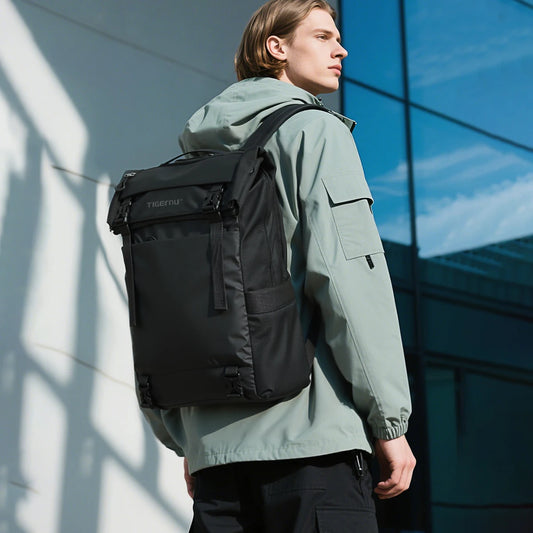 Waterproof Travel Backpack for Men | Expandable Business & School Bag