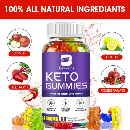 Keto Gummies for Weight Management & Detox | Burn Fat Easily