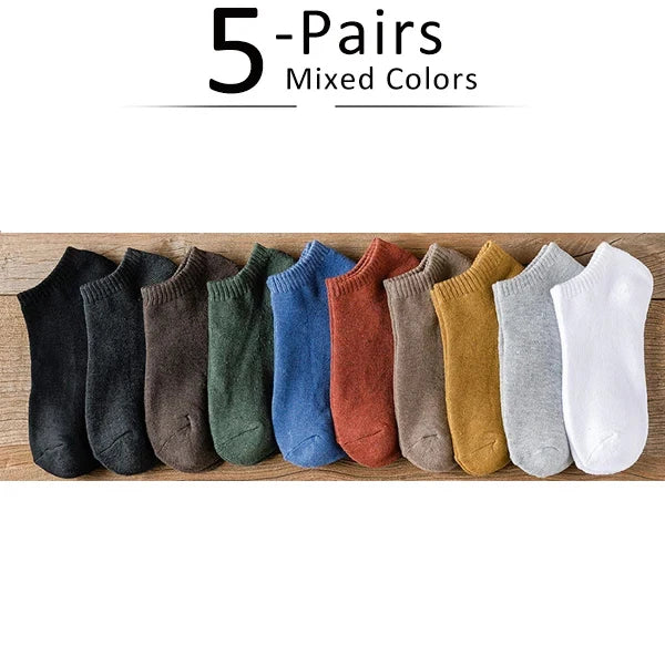 Men's Thick Thermal Ankle Crew Socks | Cozy Winter Essentials