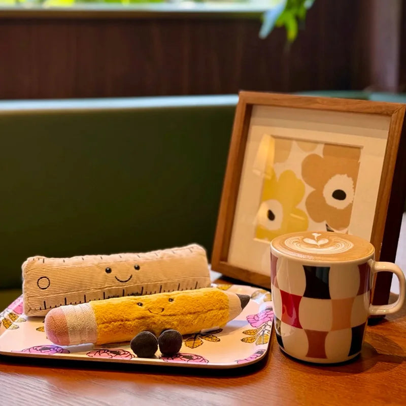 Cartoon Pencil Plush Toy Soft Plush Stationery Decorative Doll Gift