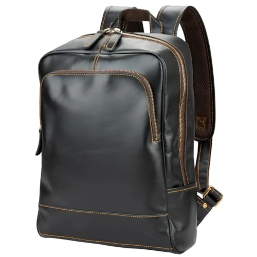 Stylish Leather Backpack for Men | Laptop Carry Bag