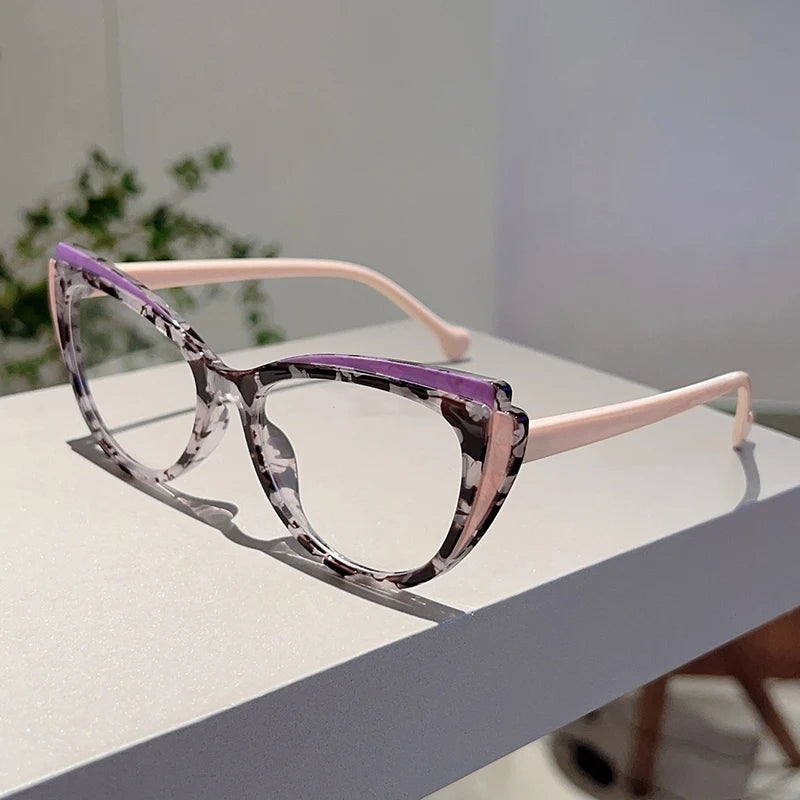 Trendy Cat Eye Glasses | Stylish Blue Light Blocking Eyewear