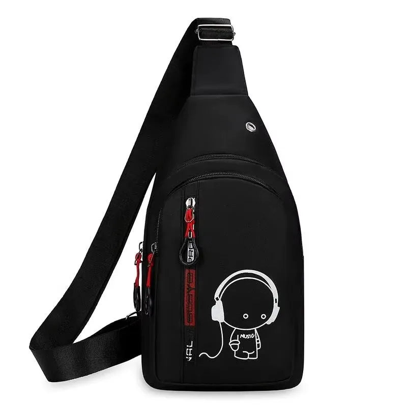 Glow-in-the-Dark Crossbody Bag for Outdoor Sports & Running
