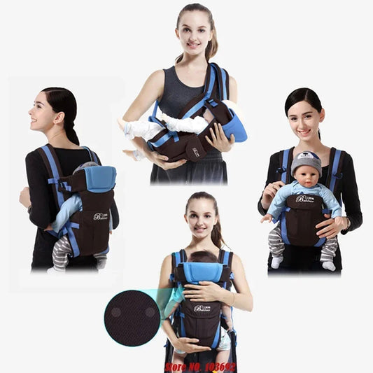 Mochila portabebés 4 en 1 cómoda | Diseño transpirable