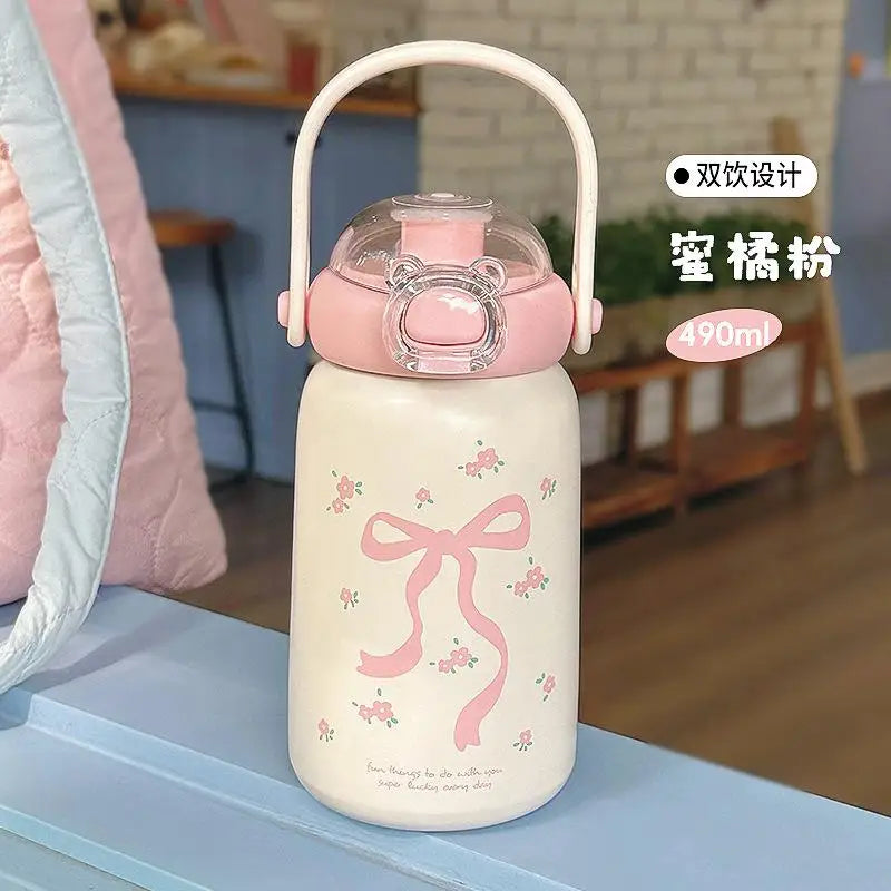Cute Portable Stainless Steel Thermos Cup for Kids | Durable Drinkware