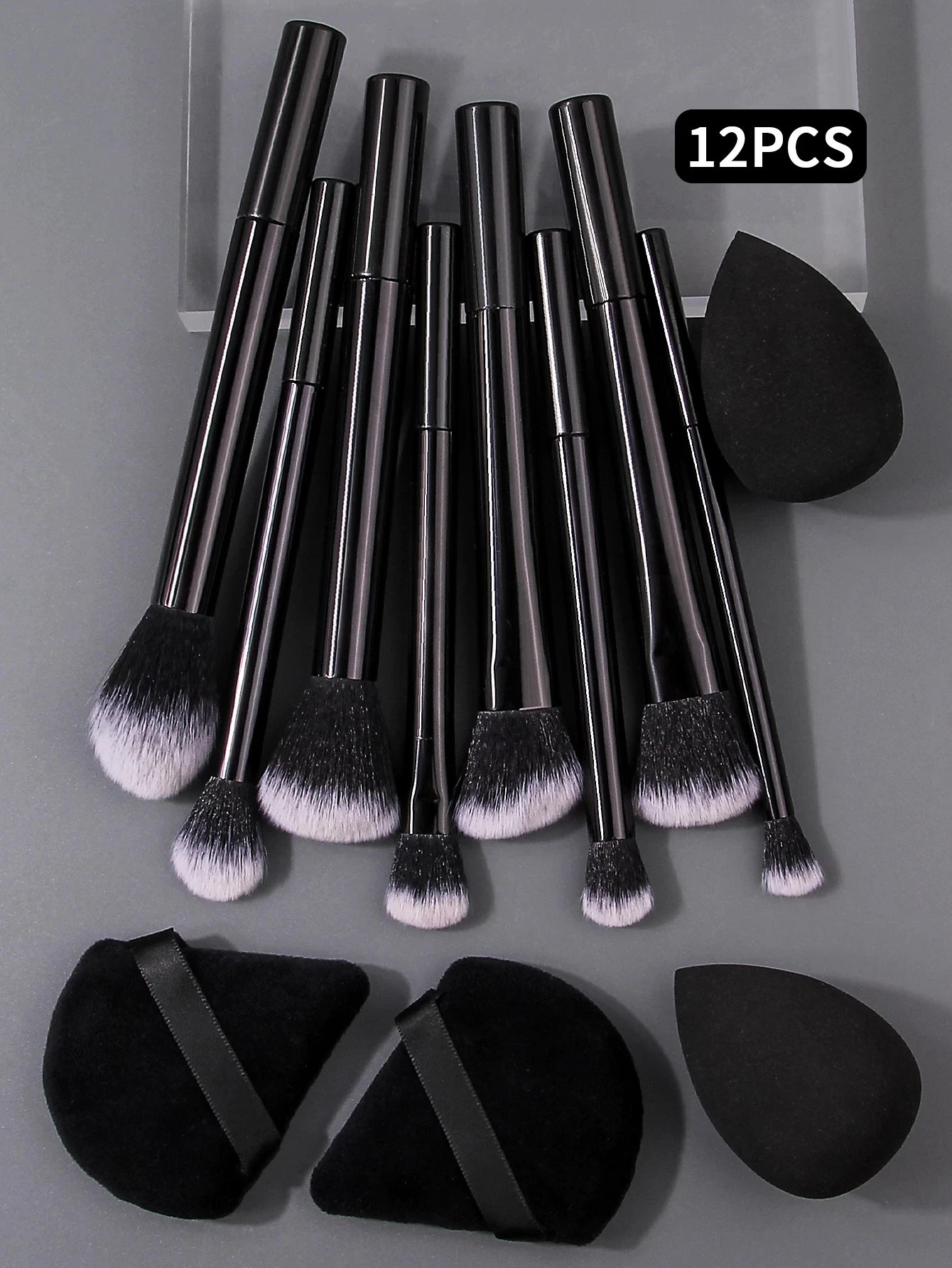 9PCS Multifunctional Makeup Brush Set with Beauty Egg for Flawless Looks