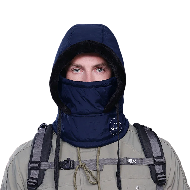 Unisex Plush Balaclava Winter Hat | Warm Knitted Face Mask