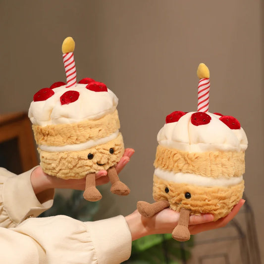 16cm Strawberry Cake Plush Doll | Sweet Pillow Party Prop