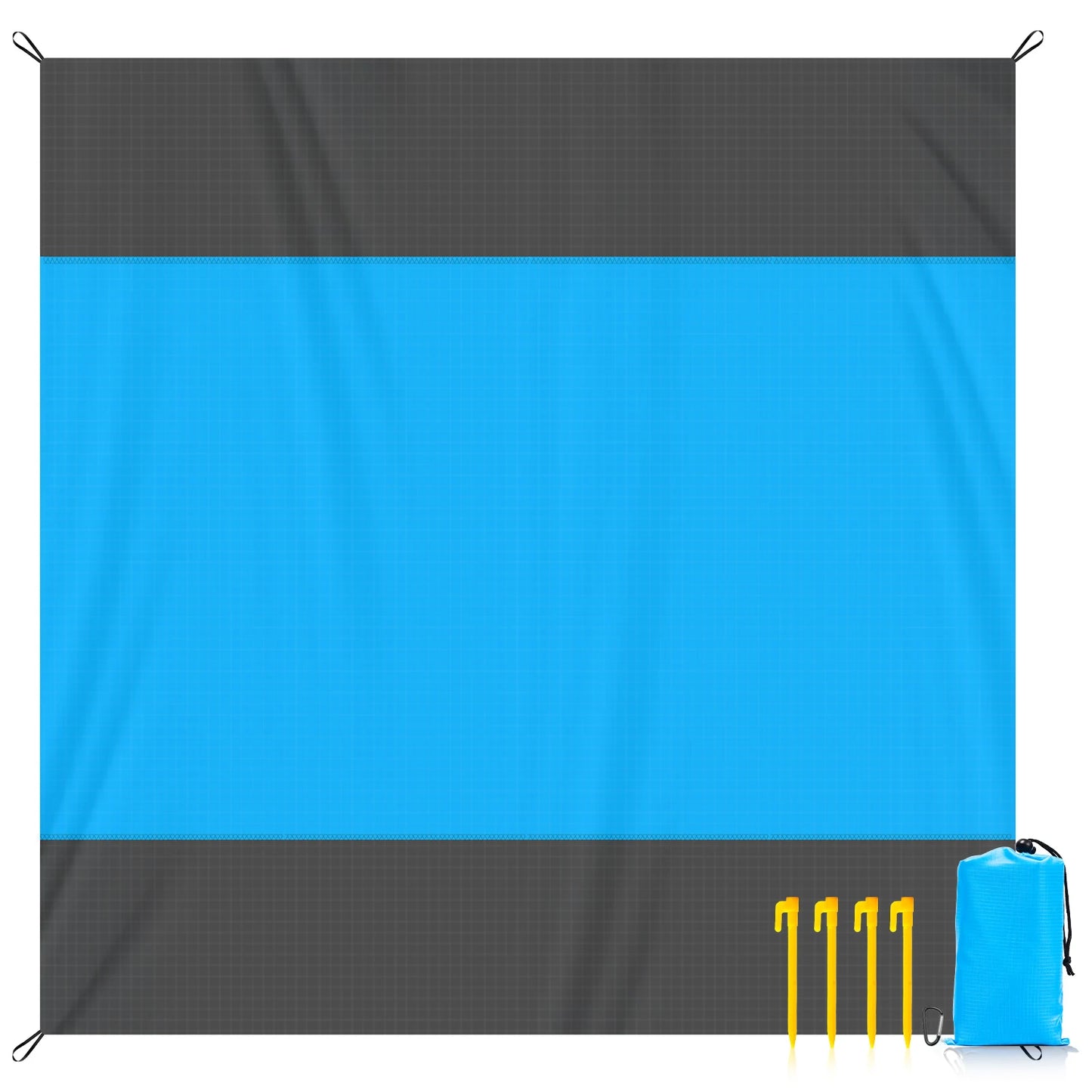 Oversized Beach Blanket | Sand-Free & Water-Resistant Picnic Mat