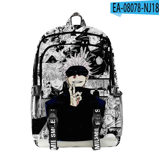 Anime-Inspired School Backpack for Teens | Laptop & Travel Bag