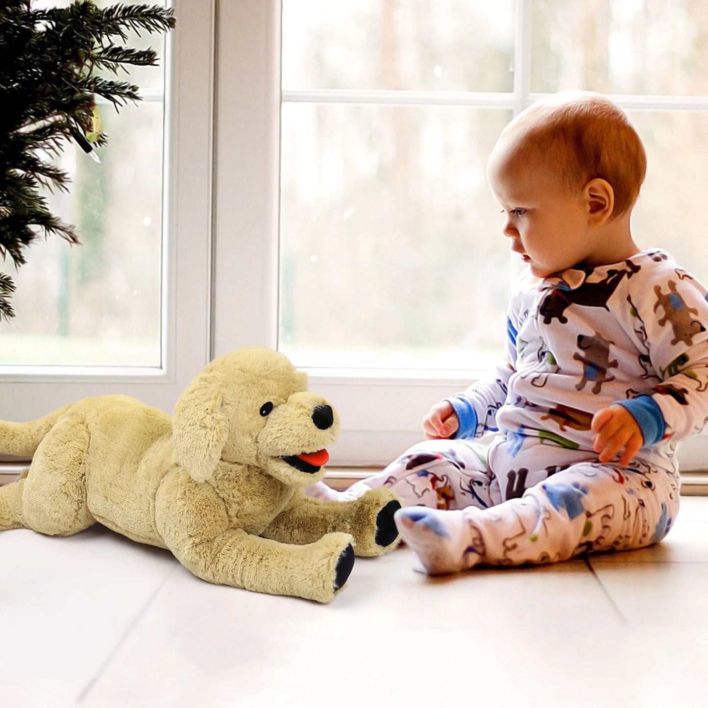21" Soft Cuddly Golden Retriever Plush Toy | Large Stuffed Dog
