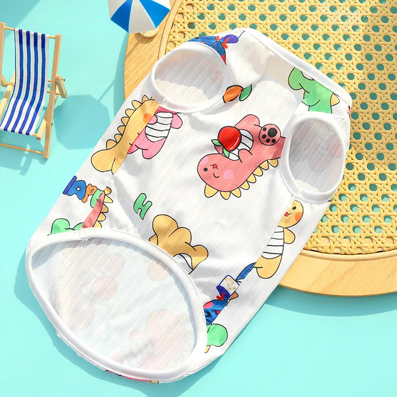 Chaleco elegante para perros grandes | Ropa de primavera verano para mascotas XS-8XL
