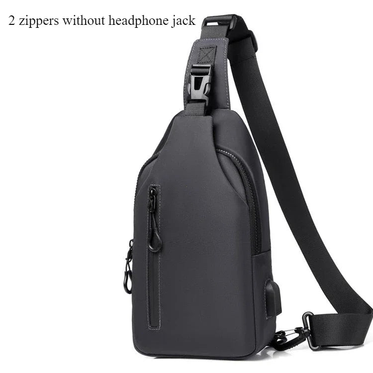 Stylish Men's Chest Bag | Casual One Shoulder Crossbody Design