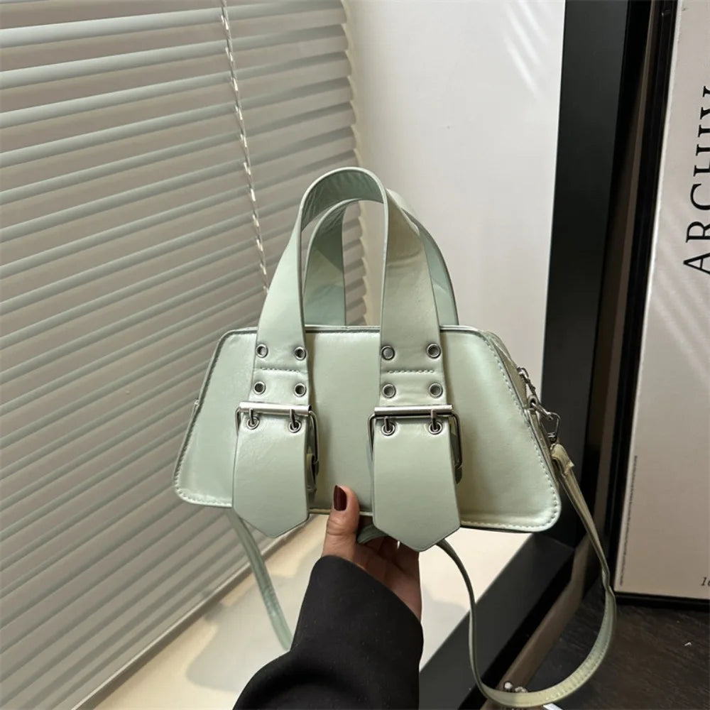 Vintage Gothic Cross Body Bag | Retro PU Leather Handbag