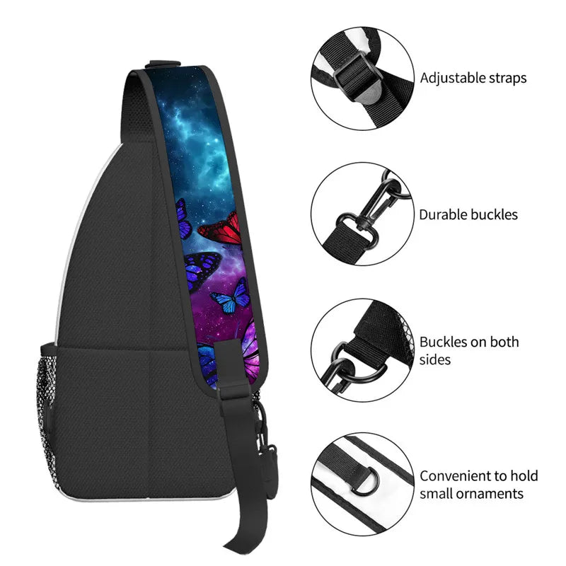 Stylish Cartoon Chest Bag for Boys & Girls | Large Capacity Messenger Bag