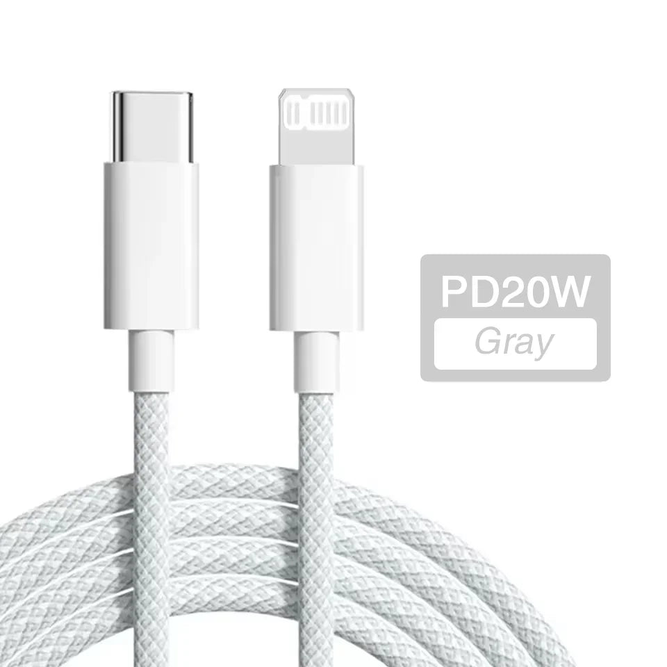 20W USB-C Fast Charging Cable for iPhone & iPad Devices