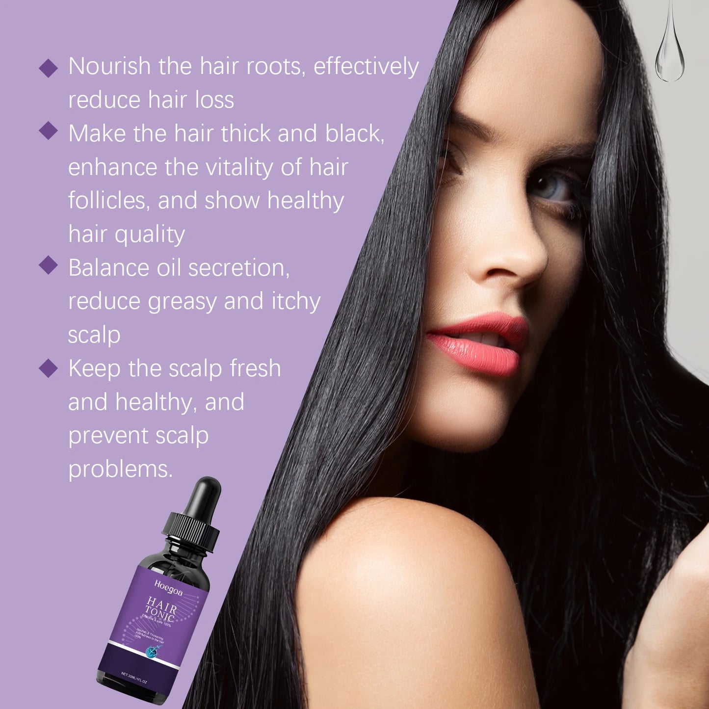 Hair Growth Serum for Thicker, Fuller Hair | Nourishing Treatment