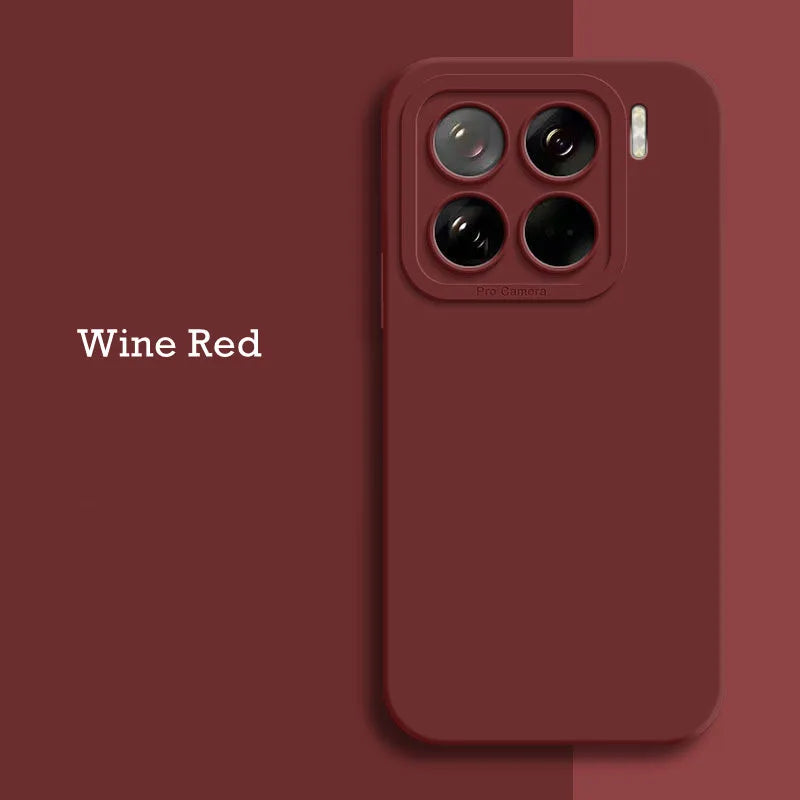 Fashion Lens Protection Phone Case for Xiaomi 17 Pro Max 12 13 13T 14 15 Pro Square Candy Built-in Fluff Shockproof Soft Cover