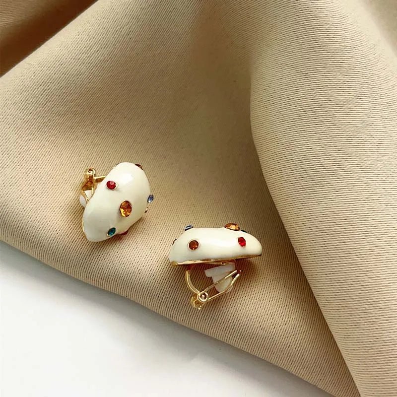 Colorful Zircon Water Droplet Earrings for Women | Exquisite Jewelry