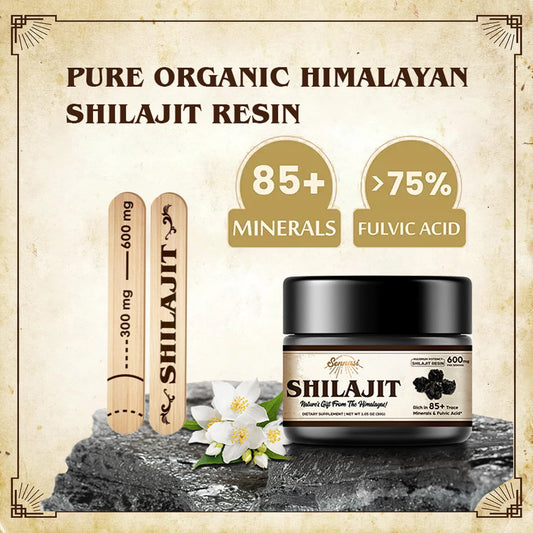 Pure Himalayan Organic Shilajit Resin | Maximum Potency 600mg