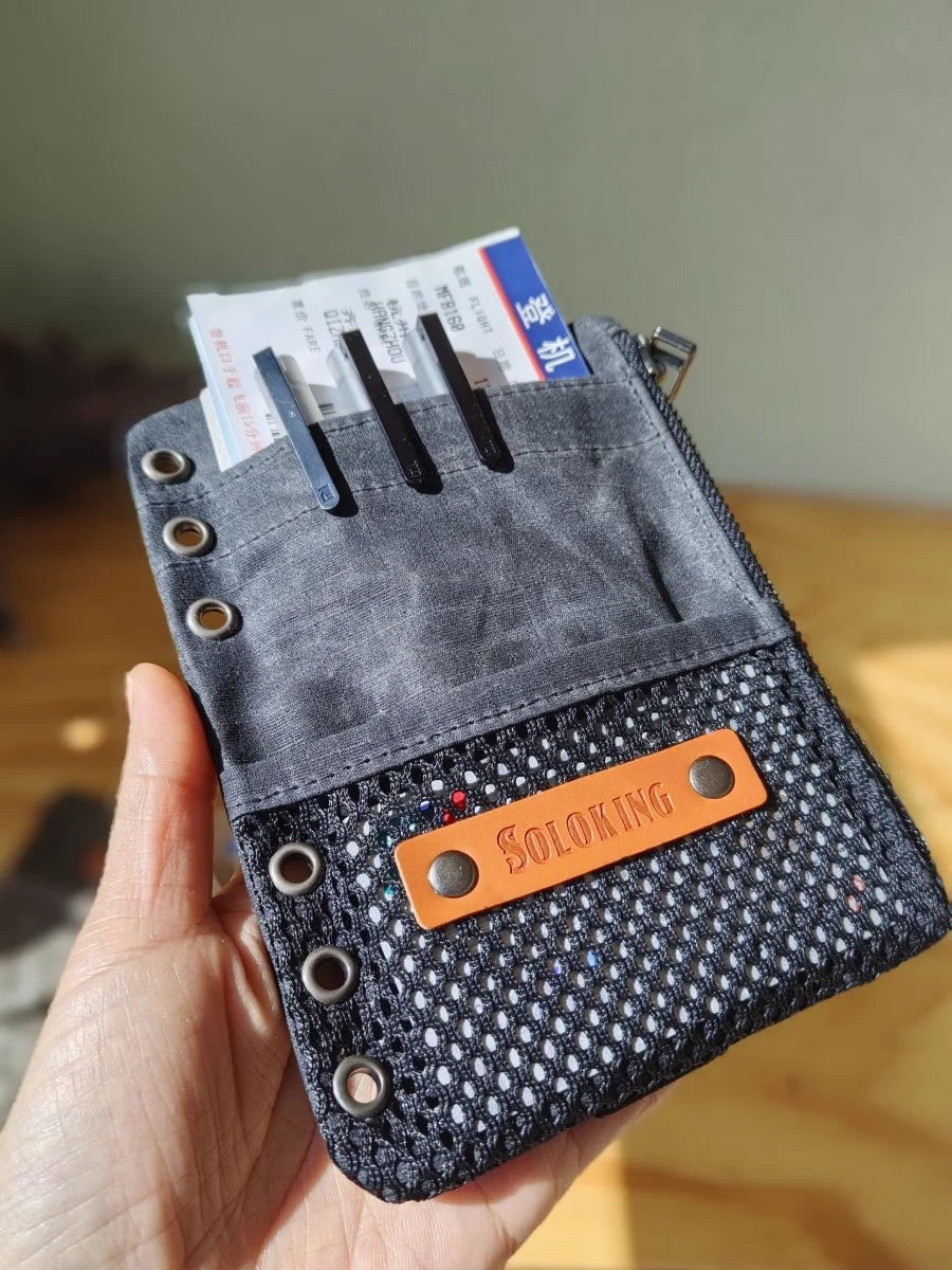 Multifunctional Canvas Storage Bags for Notebooks & Accessories