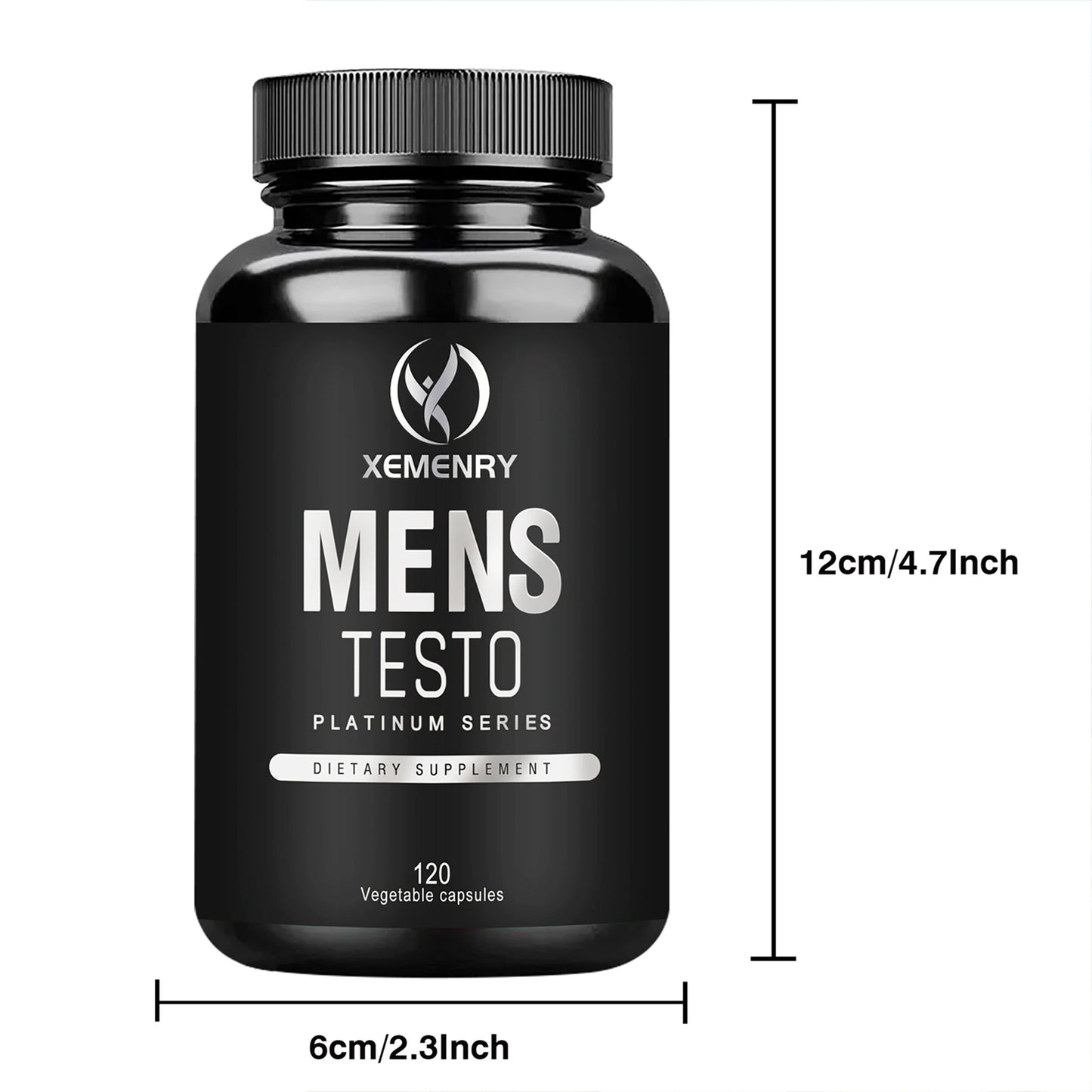 Men's Supplements for Energy and Muscle Growth | 120 Capsules