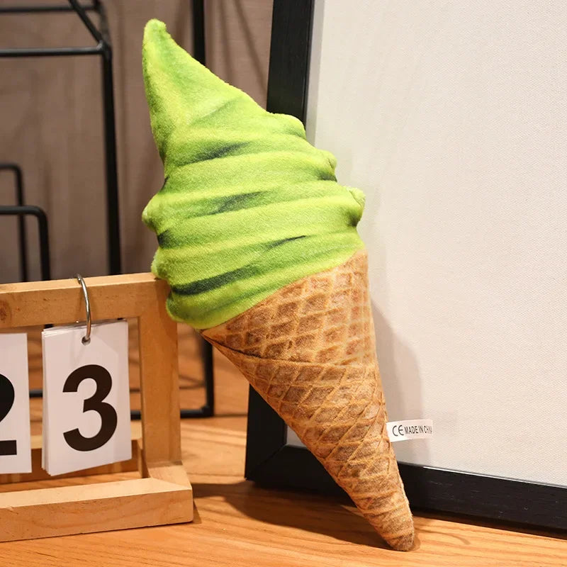Ice Cream Plush Doll | Adorable Stuffed Decoration & Cushion